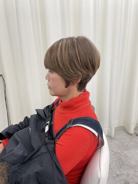 ブラウン(Brown) 白髪ぼかし/イメチェン/美髪/藤沢美容室/白髪ぼかしハイライト