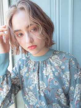 アマリス(Amaris)の写真/【岡山】《カット＋透明感カラー¥7000》この夏は透明感のあるカラーで、ワンランク上のスタイルに♪