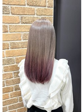 ベルポ(Bellpo) ミルクティベージュ×ローズピンク☆グラデーションカラー　浦和