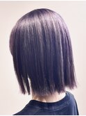 ラベンダーグレージュ[名駅/透明感カラー/Wカラー/ハイライト]
