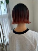 ミニボブ×ピンク