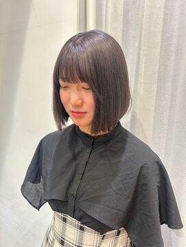 バイオレット ナゴヤ(Violet Nagoya) 透明感カラーグレージュラベンダーグレージュボブIC-6