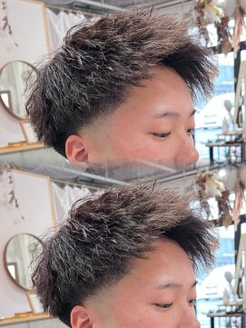 髪屋 紬 メンズ/メンズパーマ/メンズカット/ジェットモヒカン