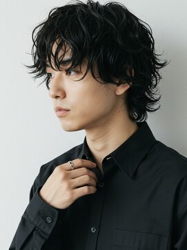 キャンバス バイ ネオリーブ 横浜西口(Canvas by neo.) フェザーパーマ/センターパート/ニュアンスパーマ/マッシュ/横浜