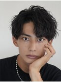 【大人ツイストスパイラルパーマ、ビジネス波巻きパーマ】