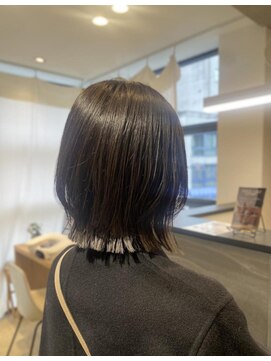 ニカイ(2F) 切りっぱなしボブ/ボブ/スタイリング楽々