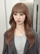 エヌアイ オモテサンドウ(ni omotesando)&nbsp;明るめブリーチあり/ピンクベージュ