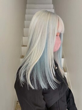 サイ(sai) 前髪/アンブレラカラー/こなれミディ/イメチェン/ウェーブパーマ