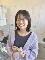 クリアーオブヘアー 池下店(clear OF HAIR)&nbsp;切りっぱなしボブ×顔まわりレイヤー