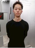サーフカール/スパイキーショート/ブルーブラック/梅田