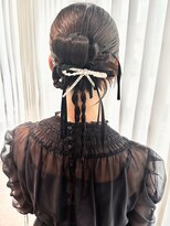 チャオ バイ ミチ(Chao by MICHI)&nbsp;【ChaoMICHI yu-ka】ヘアセット お呼ばれヘア お団子ヘア 20代