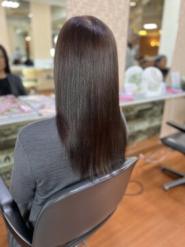 アークスヘアー 30代40代大人可愛い髪質改善カラーラベンダーグレージュ透明感