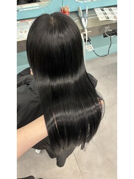 ノー バイ イオエ 西梅田(no. by ioe) ブリーチなしカラー/髪質改善/ミルクティーベージュ/小顔へア