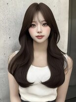 ユーフォリア 銀座(Euphoria)&nbsp;韓国/小顔/黒髪/ココアベージュ/銀座/レイヤーカット