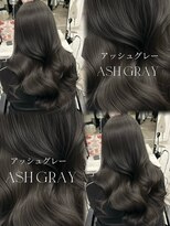 アマトウキョウスマートサロン(AMA TOKYO×Smart Salon) グレージュ/顔まわりカット/レイヤーカット/小顔ヘア
