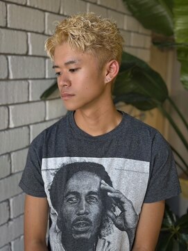 ノアソルテ 名古屋 栄(NOA solte.) NOA solte. メンズスパイキーショート/メンズブリーチパーマ/栄