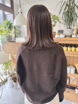 ムニ(MUNI)&nbsp;ブラウンベージュ×鎖骨ロブ！