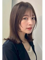 ガーデン 銀座(GARDEN)&nbsp;顔まわりレイヤー/小顔/ココアベージュ/ミディアム/２０代３０代