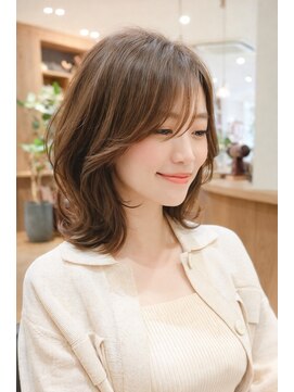 ルエ(rue) 大人可愛い20代30代40代小顔ミディアムレイヤーボブショートボブ