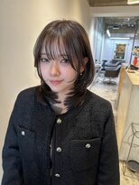 ユニ(uni)&nbsp;レイヤーカット.アッシュブラウン