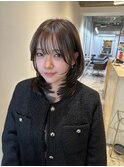レイヤーカット.アッシュブラウン