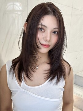 サイン 韓国ボブ 渋谷(SIGN) お洒落なレイヤーカット韓国ボブレイヤーボブ渋谷タッセルボブ