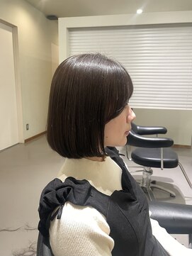 クリック(Click) 着物ヘア/大人ガーリー/ダークアッシュ/似合わせカット/小倉