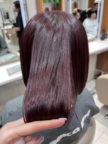 ピークアブー アヴェダ ギンザシックス(PEEK-A-BOO AVEDA GINZASIX)&nbsp;ブリーチなし　深めパープル　パープルピンク　ブルベカラー