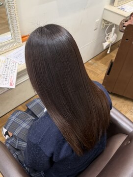 エクファ ヘア シェリル 草津 南草津店(ex-fa hair cherir) 着物ヘア/大人ガーリー/ダークアッシュ/似合わせカット/南草津