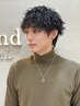【内藤限定】メンズパーマ波巻き＋カット/13500円