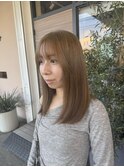 ナチュラル可愛いミルクティーベージュ