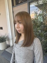リールヘアー 大野城店(rire hair) ナチュラル可愛いミルクティーベージュ