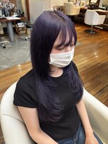 サラ 徳山店(SARA)&nbsp;寒色ラベンダーカラー×レイヤーカット