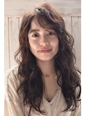 mowen前髪xセシルカットxココアブラウンxフリンジウェーブ