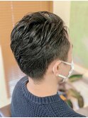 爽やか刈り上げショートスタイル