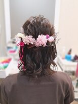 ヘアセットサロン ミント(Hair set salon MINT)&nbsp;ルーズハーフアップ