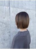 【sourire南大分店】ぷつっとボブ×ベージュ