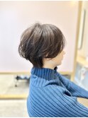 ベージュブラウン☆秋冬ハンサムショート