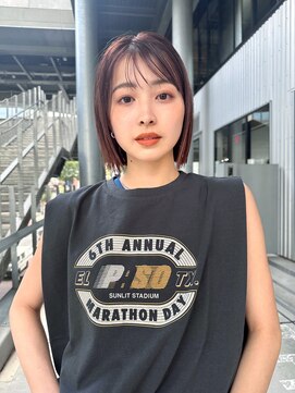 ミンクス 青山店(MINX) あご下ぷつっとストレートボブ