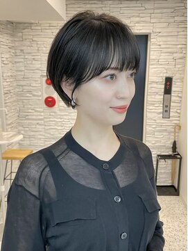 ヘアメイク シンズ レインボー(Hair Make SHIN'S RAINBOW) ショートボブ/大人巻き/ぷつっとボブ/ナチュラルモード/高松