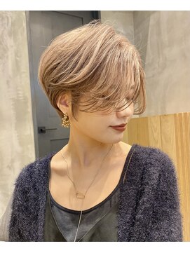 レーヴバイロンド 仙台(Reve by Lond) ハイトーンハンサムショートボブ　ハッシュカット仙台仙台駅