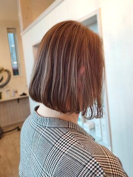 エルベ 内原店(elve) 白髪ぼかしハイライト×ベージュ
