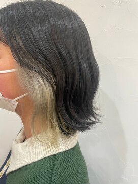 クプア 柏(kupua) エアリーロング/切りっぱなしボブ/ピンクブラウン/美髪[柏駅]