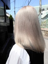 ミクマル(micmal)&nbsp;大人気★ダブルカラーブリーチミルクティーホワイトベージュ