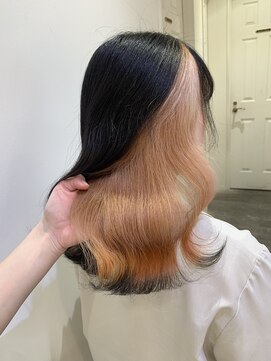 コル(CoL) インナー裾カラー　フォックスカラー