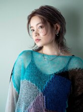 アントリール 府中店(entrir) くびれミディアムハイトーンボブ