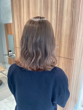 ガリカ 博多(Gallica) 【長まなみ】ミルクティベージュカラーにゆる巻き愛されモテヘア