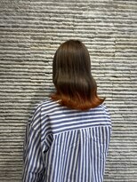 ビス リアン 川口店(Vis lien)&nbsp;大人可愛い艶カラーオレンジベージュブラウン