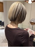 前下がりボブミニボブナチュラルボブショートボブ20代30代韓国