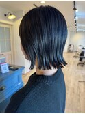 切りっぱなしボブ